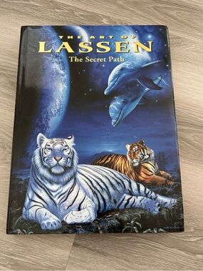 The Art of Lassen: The Secret Path - Blue & White Cover